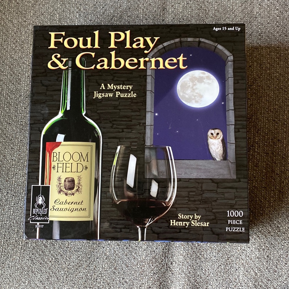 Foul play & Cabernet 1000 piece puzzle